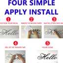 2 x Bathroom Wall Stickers, Family Wall Decals, (Easy to Install), Wall Decor Quotes Home Bedroom Office Kitchen Love Teamwork Inspirational Women Men Positive Poster Signs Vinyl, Be Amazing Today 25"X7" (Small)