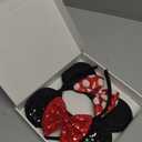 2 Pcs Red Mouse Ears Sequin Headbands,Shiny Bows Headbands, A Perfect Addition to Your Trip Essentials Accessories for Women Grils Princess Decoration Costume Cosplay