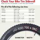 LotFancy 700C Bike Tubes, 2Pcs 700x35/43c Road Bike Tube (35/43-622),700x35C 700x38C 700x40C 700x42C 700x43C Bicycle Tire Tubes, 40-622 28" x 1-5/8 x 1 1/2 Tube, 700x35/37/38/40/42/43c