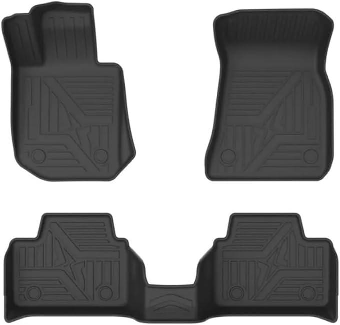 TPE Car Floor Mats Compatible with BMW 3 Series F30 2018 Protective Rubber Car Pad Liner Auto Interior Accessories