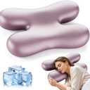 Side Sleeper Pillow for Anti Wrinkle, Purple