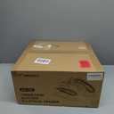 MERACH Under Desk Elliptical Machine, Leg Exerciser While Sitting for Seniors with Remote Control & 12-Speeds, Quiet Portable Electric Seated Pedal Exerciser Machine for Home Office (MR-E32 Classic Black)