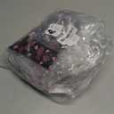 FOGWOWO 48 Pcs Valentine Gift Bags Valentines Clear Bags Plastic PVC Valentine's Day Heart Gift Bags with Button Handles Valentine Candy Goodie Bag for Wedding Holiday Party Wrapping Supplies