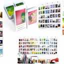 Fujifilm Instax Mini Camera Film: 20 Shoots Total, (10 Sheets x 2) - Included Hanging Photo Album for 10 Photos & Premium Microfibre Cloth for Perfect Picture Quality