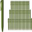 Deegtran Pens Bulk, 50 Pack No Bleed Sage Green Click Pen, Wholesale Retractable Ballpoint Pens, Pens Medium Point, Smooth Ink Pen, 1.0MM Sage Green