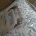 Martha Stewart - Queen Comforter Set, 100% Naturally Soft & Breathable Cotton Bedding, Lightweight for Year Round Comfort, 3 Piece Bed Set with Matching Pillowcases (Copper Vines Blue)