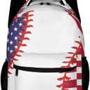 Baseball Backpack for Kids Girls Boys School, 16 Inches Cool Sports Bookbag for School