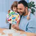 Cinrobiye 24 Set Fathers Day Coloring Craft Kits  Color Your Own Fathers Day Wheel  Bulk Happy Fathers Day Art & Craft Kits for Best Dad Party Favors, School & Kindergarten Activities