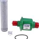 Transmission Oil Filter Kit AM120916 M806848 Compatible with John Deere Garden Tractors 240 245 260 265 285 320 325 335 345 355D Front Mowers F710 F725 F735