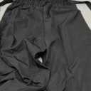 WDIRARA Girl's Paper Bag Waist Belted Wide Leg Pants Casual Elastic High Waist Pants (Black, 16Y)