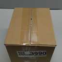 KHOYIME Eucalyptus Garland with White Flowers, 4 Packs 5.9Ft Artificial Silver Dollar Eucalyptus Leaves Plant Fake Greenery Hanging Ivy Vines Faux Wreath for Wedding Arch Party Mantle Table Home Decor