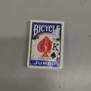 Bicycle Jumbo Index Playing Cards , 2 Pack Large Print Poker Size Deck of Cards for Easy Reading, Family Card Games, and Casino Play