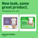 Amazon Basics Postpartum Incontinence Underwear for Women, Maximum Absorbency, Leak Protection, Disposable, Odor Control, Comfortable, X-Large, Lavender, 45 Count (3 Packs of 15)