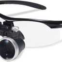 Dental Loupe 3.5X, Optical Magnifying Glasses for Dentistry, Magnifier for All Purpose(Black)