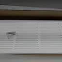 24"Wx8"H Duct Opening Return Air Grille,Air Return Vent Cover Grill for Sidewall and Ceiling,Solid Steel AC Vent Cover HVAC Cold Air Intake Grille Without Filter House,Outer Dimension:25.75WX9.75"H, For 24''W8''H-Duct Opening