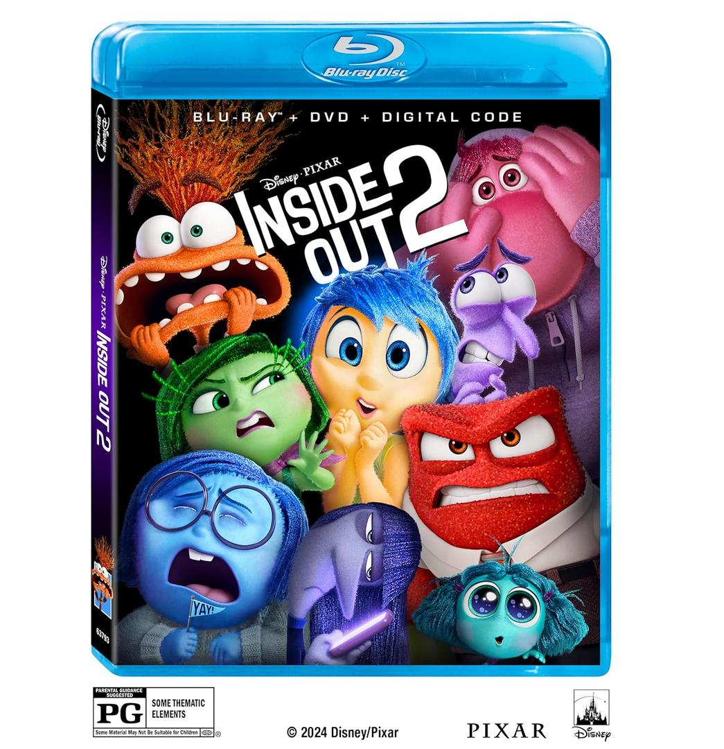 Inside Out 2 - Blu-ray + DVD + Digital