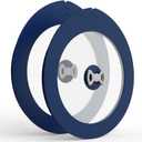 2 Pack Replacement Lids for Pyrex 7402-PC 6/7 Cup Glass Containers Mixing Bowl Silicone Storage Cover Leakproof Navy