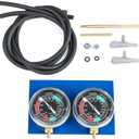 Motorcycle Vacuum Gauge Balancer Professional Vacuum Carburetor Carb Synchronizer Motorcycle Accessories Durable 2 Cylinder