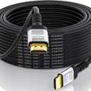 Soonsoonic 4K HDMI Cable 50Ft | High Speed HDMI 2.0 Cable 4K@60Hz 2K 1080P 3D ARC Ethernet | for UHD TV Monitor Laptop Xbox PS4/PS5 (15m)
