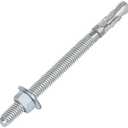 OUSCHR 1/2" x 7" Wedge Anchor, Concrete Stud Anchors, Zinc Plated Carbon Steel Bolt Nut Expansion Head Kit, Heavy Duty Fastener for Cement and Concrete, 8 PCS