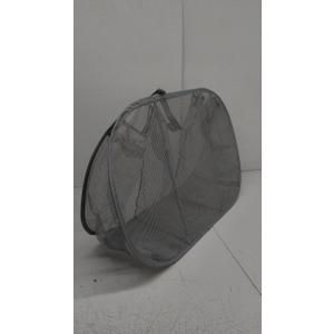 Pop-up Mesh Triple Sorter - Brightroom™: Collapsible Gray Laundry Hamper, Multipurpose Clothes Organizer 23"L x 13.5"W x 32"H