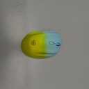 Ergonomic Wireless Mouse with USB Receiver for PC Computer, Laptop and Desktop, Ergo Mouse Vertical with Silent Clicks Long Battery Life, Up to 1600 DPI & 1 AA Battery Powered, YellowBlue