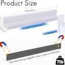 2 Pcs Magnetic Book Shelf for Whiteboard, Magnetic Book Holder Display Shelves with a Pen Container for Teacher Kids Classroom Office (White)