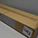 Ascher 5-Light 37.8" Wall Sconces, Modern Vanity Light Fixture with Clear Glass Shade, Black Finish Wall Light for Mirror Bedroom Hallway, E26 Base (Bulbs Not Included)