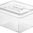 Sous Vide Container with Lid 11 Liter/12 Quarts for Virtually All Immersion Circulators Cookers Crystal Clear Transparent Polycarbonate Accessories Kit (12 Quats with Lid)