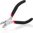 Wire Cutters, Small Side Cutters for Crafts, Flush Cutting Pliers for Jewelry Making, Floral Wire Cutters for Artificial Flowers, Zip Tie Cutters for Cable Tie, Wire Cutting Tool for Guitar Strings
