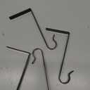 Stocking Holders for Mantle, Christmas Stocking Hooks, 4 Pack Stocking Hangers for Mantel, Non-Skid Stocking Hangers, Lightweight Stocking Hooks for Fireplace Home Party Decor (Black)