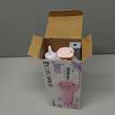 Fog Bubble Machine, Rechargeable Automatic Electric Smoke Bubble Machine, Magic Smoke Bubble Maker, Colorful Lights & Music, Bubble Fog Game for Parties, Beaches, Summer (Pink)