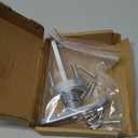 Garage Doors T Handle Lock with 2 Keys and 2 Set mounting Bolts Replacement for Garage Door Locking T Handle Fits 1-3/8" Through 2" Thick Doors(Random Keyed)