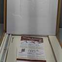 Fulton MDF Crosscut Sled for Table Saw | Precise Cuts Woodworking Jig | Aluminum Miter Slot Runners | Adjustable Stop & Transparent Guard | Cut Accurate Miters