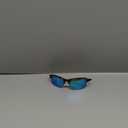 Strike King Plus Sabine Polarized Sunglasses (Shiny Black Frame/Multi Layer Blue Mirror - Gray Lens)