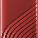 Western Digital 2TB My Passport SSD Portable External Solid State Drive, Red, Sturdy and Blazing Fast, Password Protection with Hardware Encryption - WDBAGF0020BRD-WESN