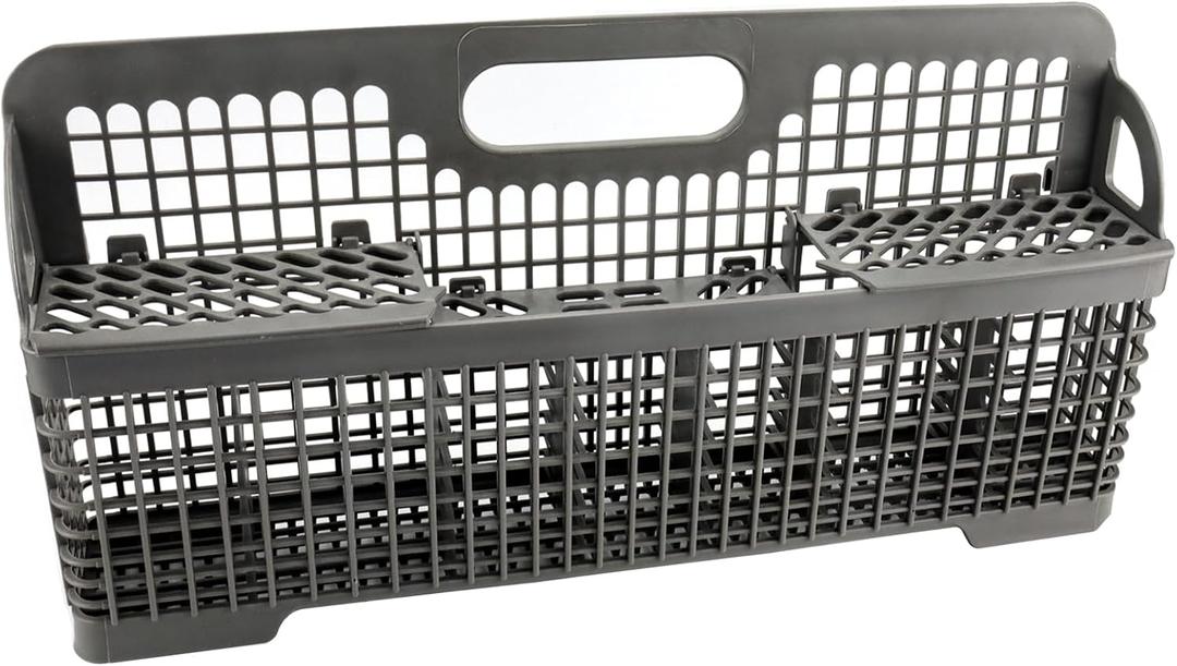 8531233 WP8562043 Dishwasher Silverware Basket(19"x3.4"x9") by puxyblue - Compatible with WhirlPool KitchenAid GE KenMore Dishwasher Utensil Rack Basket - 3 YEARS EXCHANGE