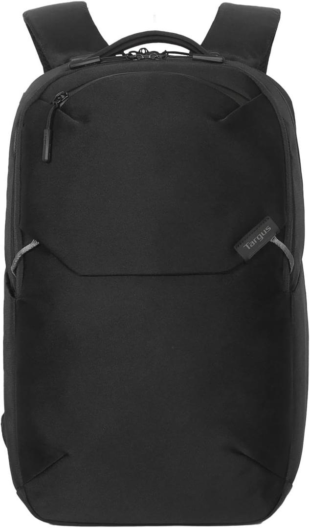 Targus Work+ 15-16" Laptop Backpack – Black | Durable, Water-Resistant Business & Work Bag with Padded Laptop Compartment, Multiple Storage Pockets, Travel-Friendly, Lightweight, Comfortable, One Size