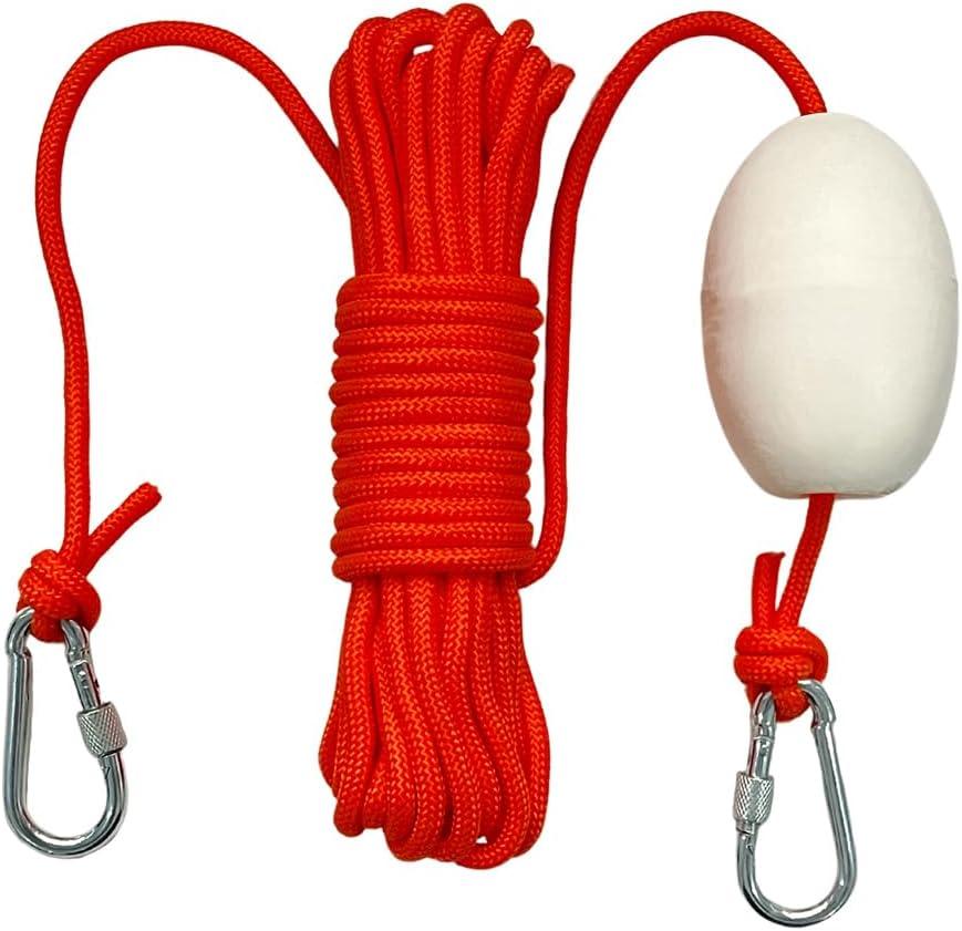 BeGrit Floating Rope 1/4" X 32.8' Anchor Rope with Hook Buoy Polypropylene Rope Mooring Rope Kayak Canoe Tow Throw Line for Boat Camping Hiking Awning Tent 6mm x 10m BeGrit Floating Rope 1/4" X 32.8' Anchor Rope with Hook Buoy Polypropylene Rope Mooring Rope Kayak Canoe Tow Throw Line for Boat Camping Hiking Awning Tent 6mm x 10m