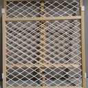 Toddleroo by North States - Diamond Mesh Wooden Baby Gate: Pressure Mounted Baby Gate for Doorways - Adjustable 26.5 to 42 Inches Wide - 23 Inches Tall