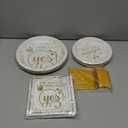 Tcoyodw Happy Engagement Party Tableware Set 96 Pcs Engagement Disposable Plates Napkins Forks She Said Yes Wedding Bridal Shower Decorations Serve 24 Guests