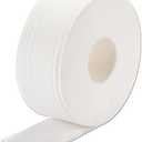 12 Pack Commercial 3 Ply Jumbo Tissue Roll, 8'' Diameter (20cm), White, (4 Rolls/Carton)