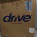 Drive Medical Nitro Sprint Foldable Rollator Walker with Seat - Lightweight Support - Large Wheels - Compact Folding Design - Adjustable Comfort - Standard Size - Black