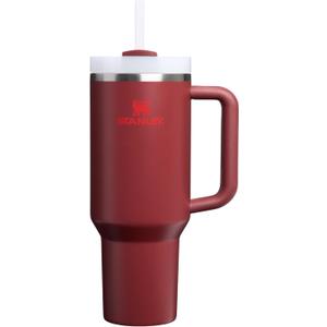 STANLEY Quencher H2.0 Tumbler with Handle and Straw 40 oz | Flowstate 3-Position Lid | Cup Holder Compatible for Travel | Insulated Stainless Steel Cup | BPA-Free | Cranberry