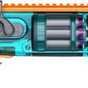 Dart Zone Retroshot Renegade Blaster with Target and 18 Suction Darts