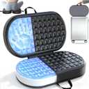 Stadium Seats for Bleacher with Folding Memory Foam Seat Cushion, Waterproof Bleacher Seat Cushion,Portable Dual Handles for Indoor Outdoor, Sports Events, Camping (21.6172.3 in, Black)