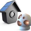 Driveway Alarm- HTZSAFE 1/2 Mile Long Range Outdoor Weatherproof Solar Wireless Motion Sensor&Detector-Portable Receiver Has Long Last Backup Battery- DIY Security Alert System for Home&Property