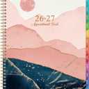 Appointment Book 2026-2027 - Appointment Book from Jul. 2026 - Jun. 2027, 2026-2027 Appointment Planner with 30-Minute Increments, 9" x 11", Twin-Wire Binding + Colorful Tabs + Pocket