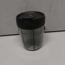 PULIV Large Pill Bottle Organizer, Supplement Organizer for Holding 6 Various Vitamins, Pill Box Case with Anti-Mixing & Wide Opening Design, Easy to Retrieve Meds, Includes 20 Pcs Stick-on Labels (Black)