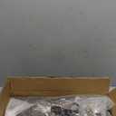 5-Tier Bamboo Ladder Shelf, Farmhouse Style Blanket Ladder, Rustic Decorative Ladder with 4 Removable Hooks, Brown